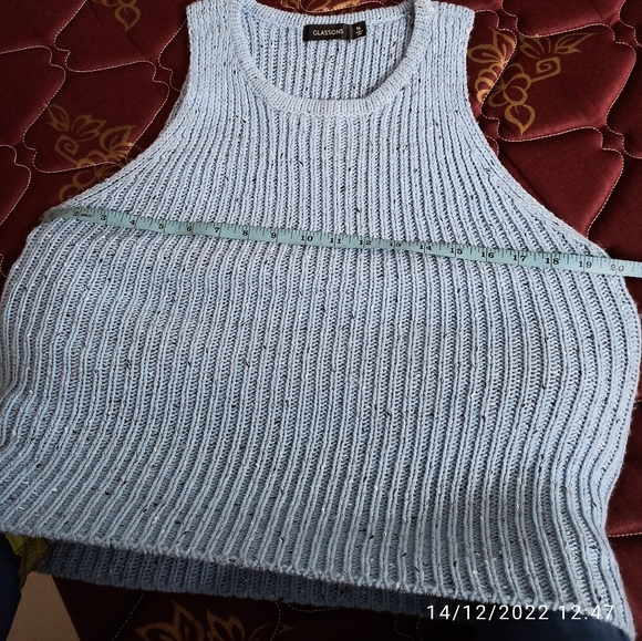 Blue Pure Cotton Pullover sweater - Picture 8 of 8